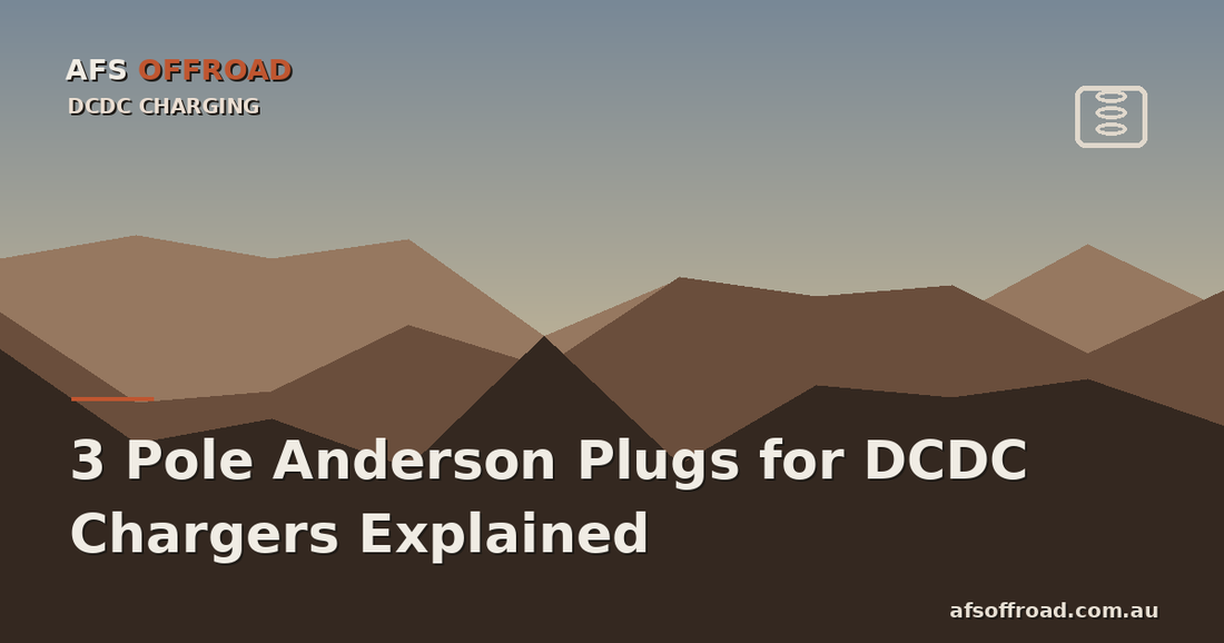 AFS Offroad guide cover — 3 pole Anderson plugs for DCDC chargers