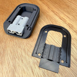 Single Anderson Plug Surface Mount in Black and White colour options