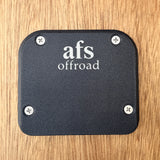 Double Anderson Plug Surface Mount – rear view showing mounting holes