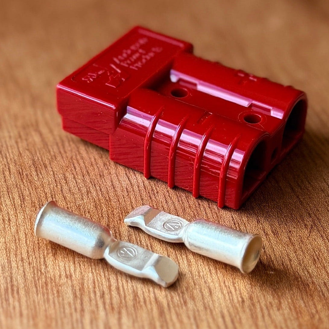 Genuine Anderson SB50 plug kit in red, 50A connector