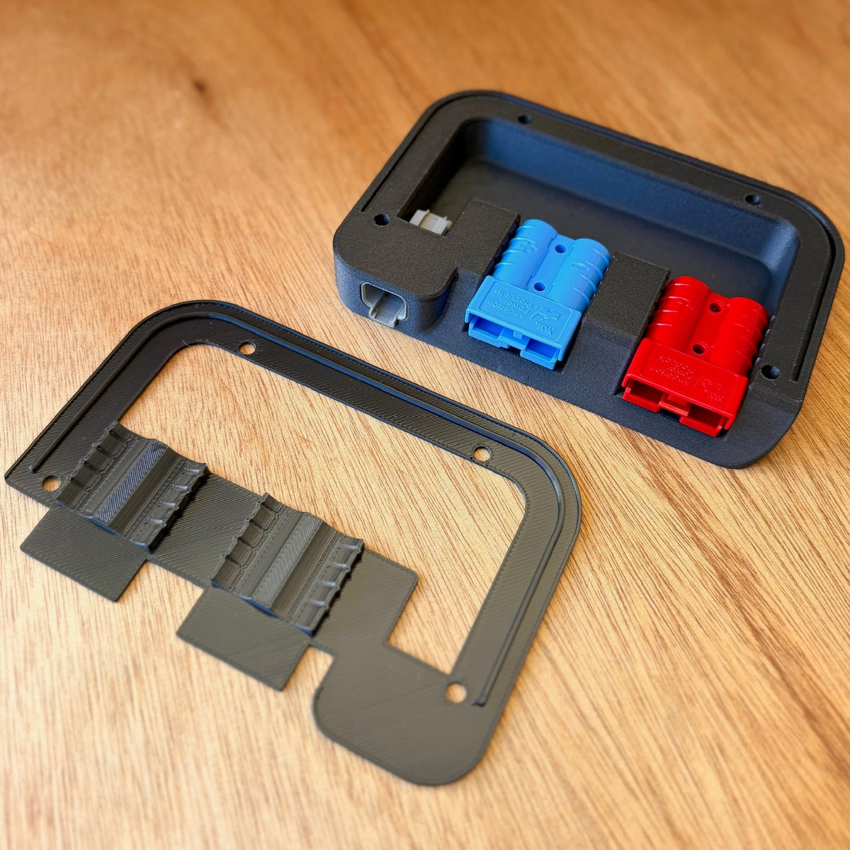Deutsch plus Twin Anderson Plug Surface Mount showing plug layout