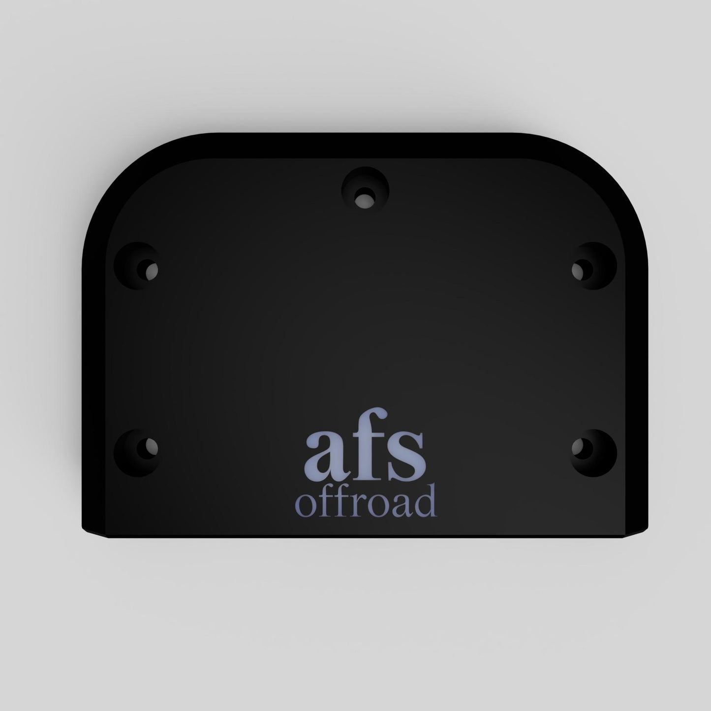 Black double Anderson plug surface mount kit for 4WD canopy and dual battery setups