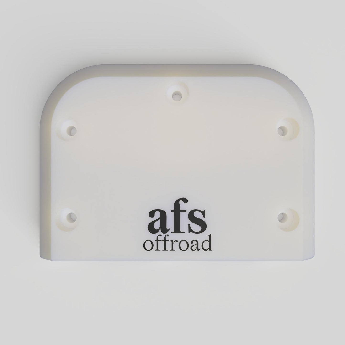 White double Anderson plug surface mount kit for caravan and 12V electrical installations