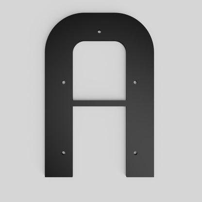 Single Anderson plug surface mount mounting template for canopy panel installation