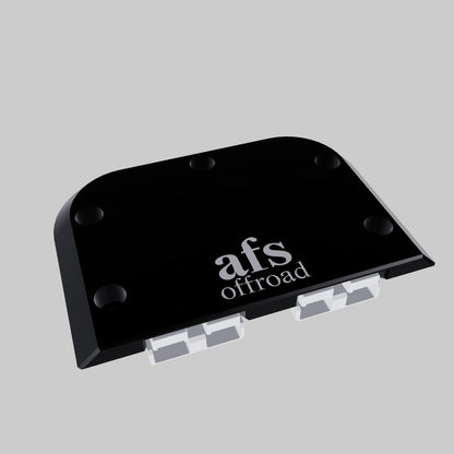 3D model of double Anderson plug surface mount kit showing dual low-profile mounting design